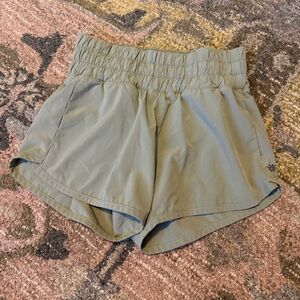 Athleta Girl Grey Green Shorts